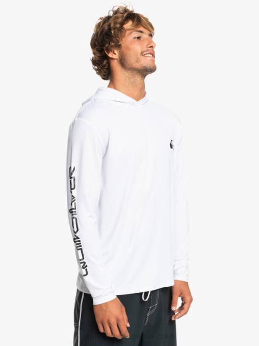 blanco camiseta de surf de manga larga omni session upf 50 D6T4D769 hombres Quiksilver