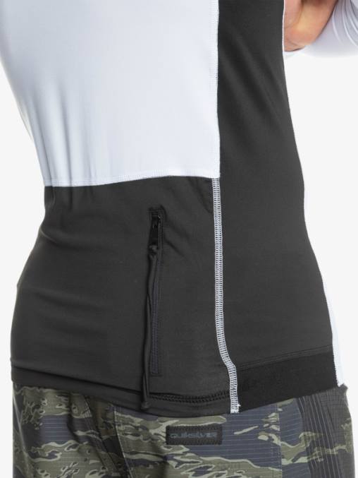 blanco lycra de manga larga Storm Tripper D6T4D1837 hombres Quiksilver