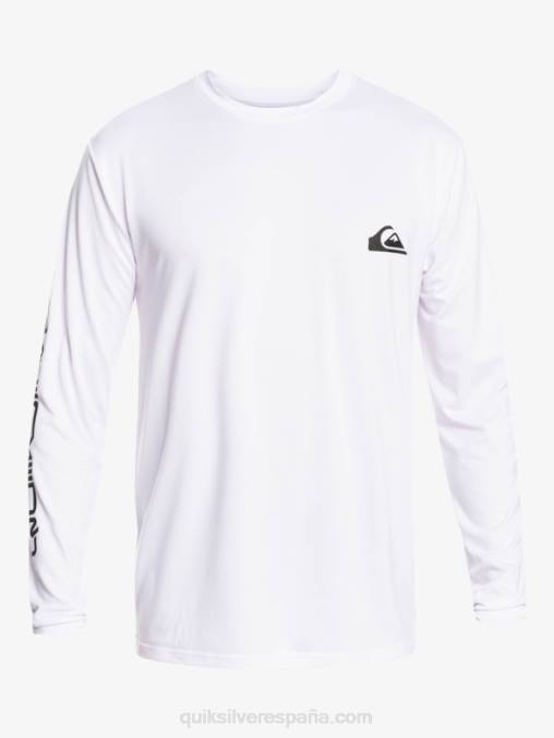 blanco omni session camiseta de surf de manga larga upf 50 D6T4D401 hombres Quiksilver