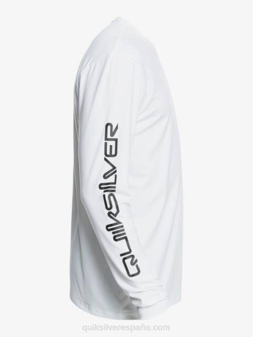 blanco omni session camiseta de surf de manga larga upf 50 D6T4D401 hombres Quiksilver