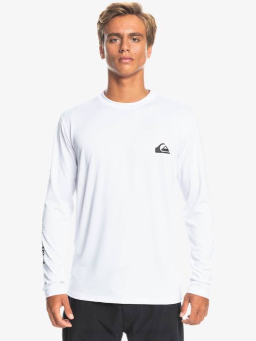 blanco omni session camiseta de surf de manga larga upf 50 D6T4D401 hombres Quiksilver