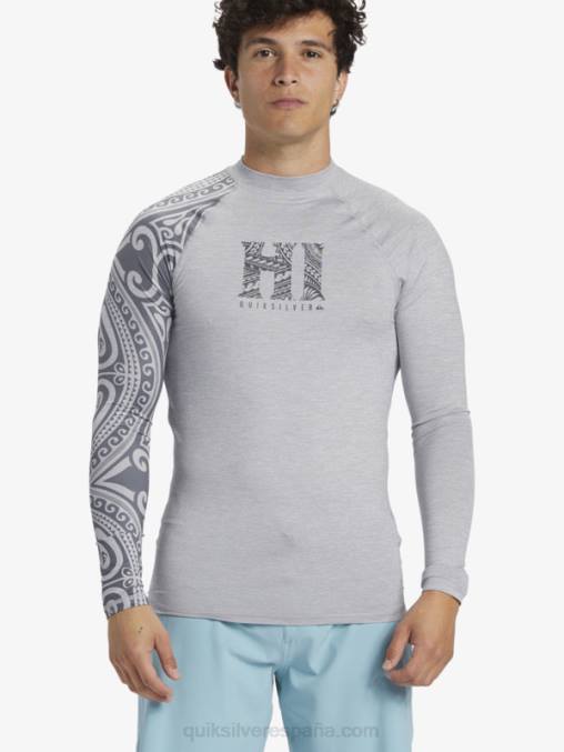 brezo aguanieve camiseta de surf de manga larga hawaii big island upf 50 D6T4D922 hombres Quiksilver