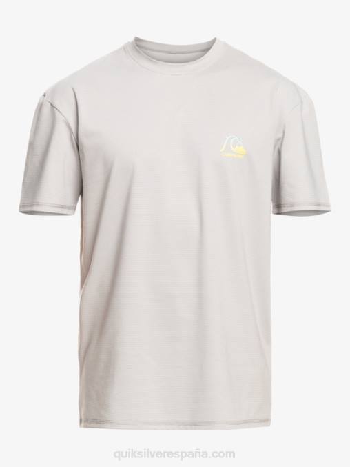 brezo aguanieve camiseta de surf heritage heather de manga corta upf 50 D6T4D1134 hombres Quiksilver