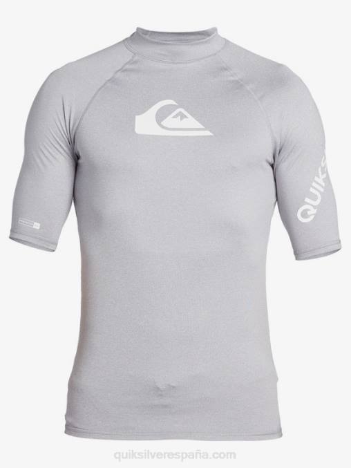 brezo aguanieve todos los tiempos manga corta upf 50 rashguard D6T4D1260 hombres Quiksilver