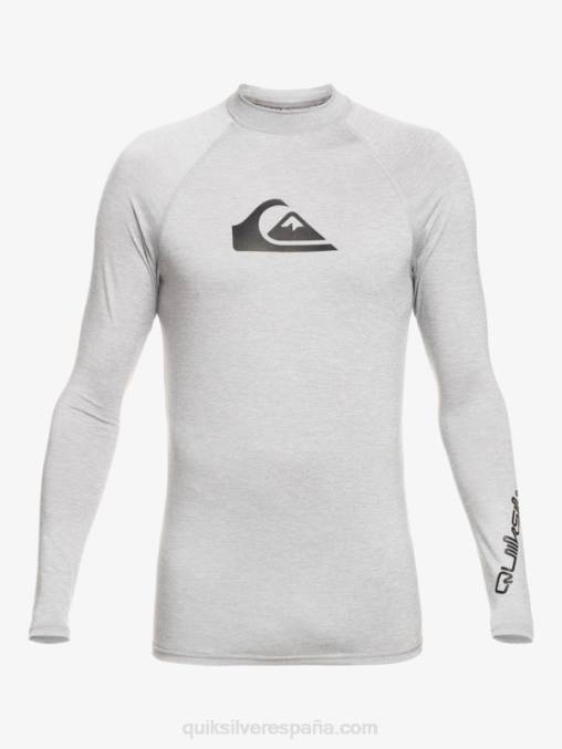 brezo aguanieve todos los tiempos manga larga upf 50 rashguard D6T4D819 hombres Quiksilver