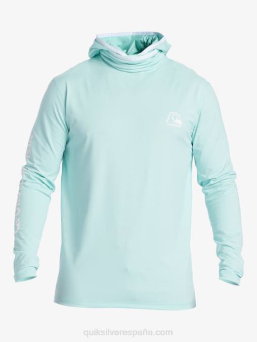 brezo azul cielo camiseta de surf heritage upf 50 de manga larga D6T4D419 hombres Quiksilver