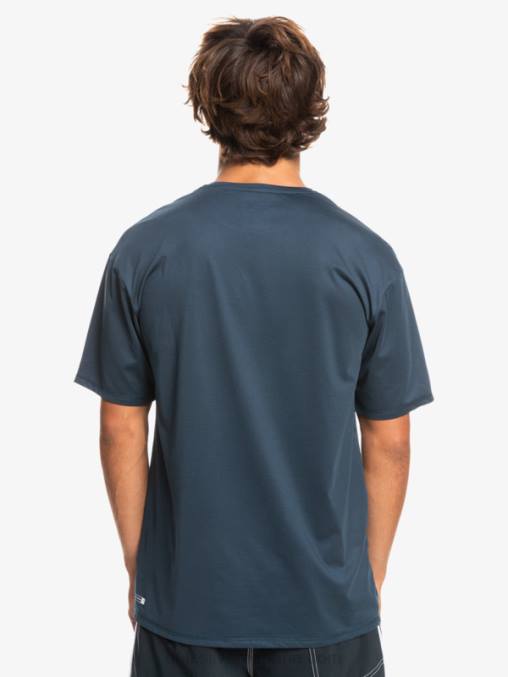 brezo azul marino medianoche camiseta de surf heritage heather de manga corta upf 50 D6T4D1129 hombres Quiksilver