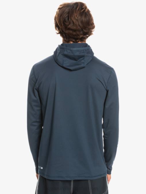 brezo azul marino medianoche camiseta de surf heritage upf 50 de manga larga D6T4D417 hombres Quiksilver