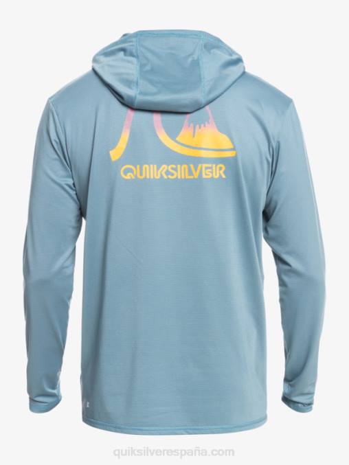 brezo azul provincial playera de surf de manga larga con capucha drag upf 50 D6T4D1834 hombres Quiksilver