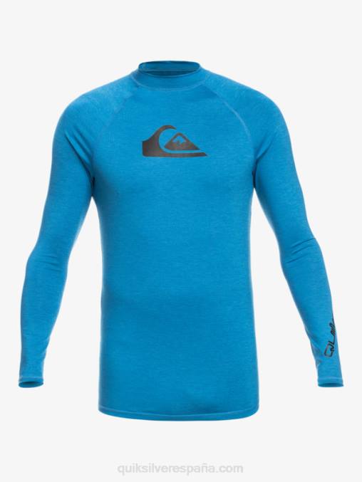 brezo azul vallarta todos los tiempos manga larga upf 50 rashguard D6T4D823 hombres Quiksilver