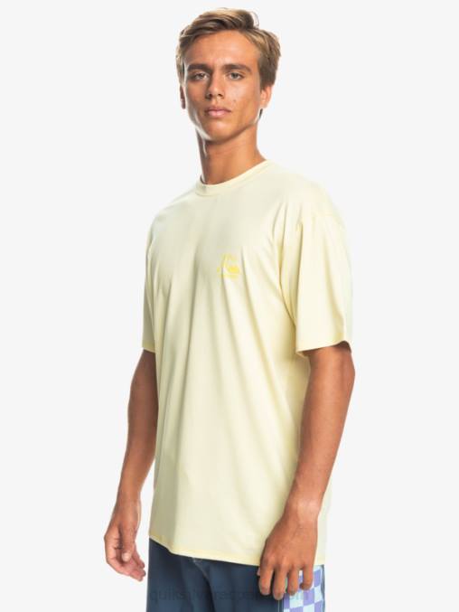 brezo de plátano pálido camiseta de surf heritage heather de manga corta upf 50 D6T4D1131 hombres Quiksilver