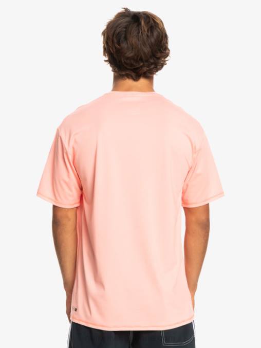 brezo de salmón fresco camiseta de surf heritage heather de manga corta upf 50 D6T4D1130 hombres Quiksilver