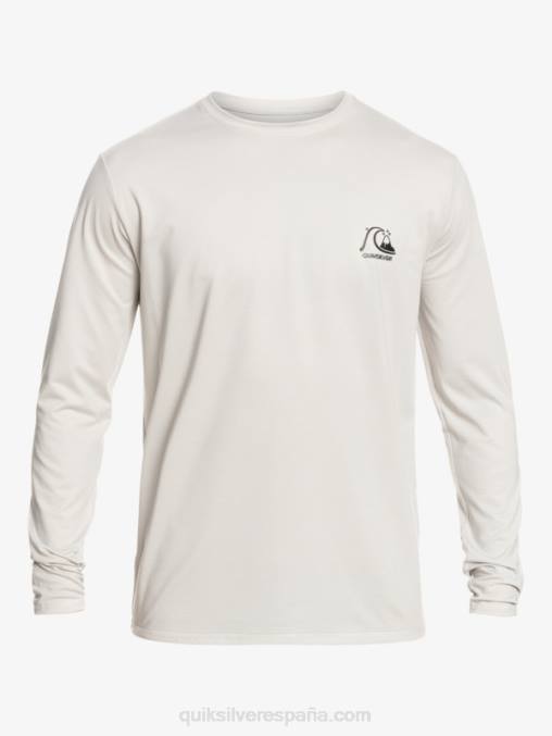 brezo gris violeta camiseta de surf heritage heather de manga larga upf 50 D6T4D1469 hombres Quiksilver