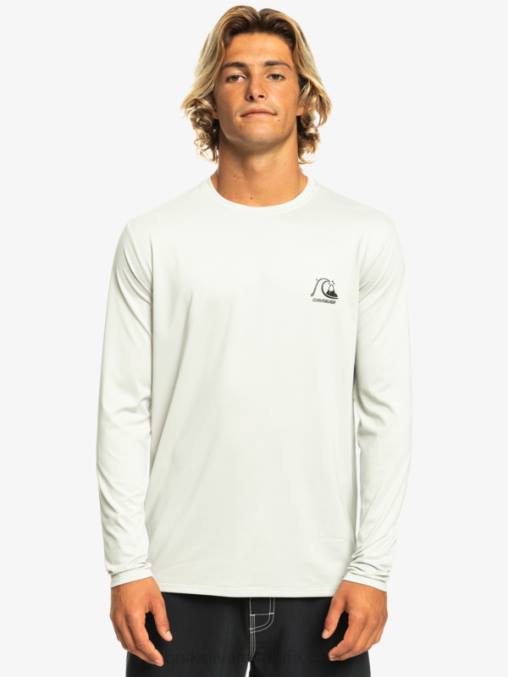 brezo gris violeta camiseta de surf heritage heather de manga larga upf 50 D6T4D1469 hombres Quiksilver