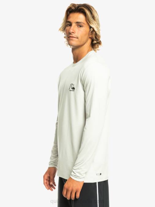 brezo gris violeta camiseta de surf heritage heather de manga larga upf 50 D6T4D1469 hombres Quiksilver