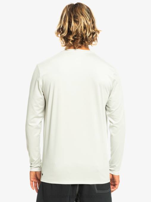 brezo gris violeta camiseta de surf heritage heather de manga larga upf 50 D6T4D1469 hombres Quiksilver