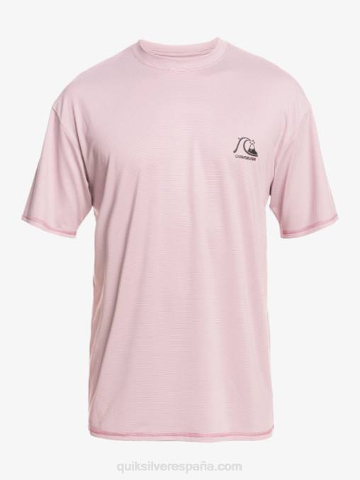 brezo polvoriento de la orquídea camiseta de surf heritage heather de manga corta upf 50 D6T4D1132 hombres Quiksilver