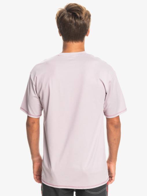 brezo polvoriento de la orquídea camiseta de surf heritage heather de manga corta upf 50 D6T4D1132 hombres Quiksilver