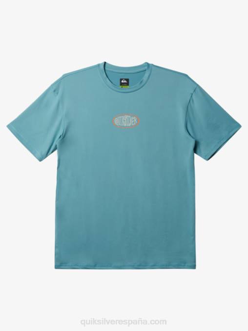camafeo azul camiseta de surf de manga corta mix session upf 50 D6T4D314 hombres Quiksilver