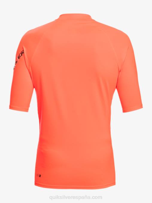coral ardiente todos los tiempos manga corta upf 50 rashguard D6T4D813 hombres Quiksilver