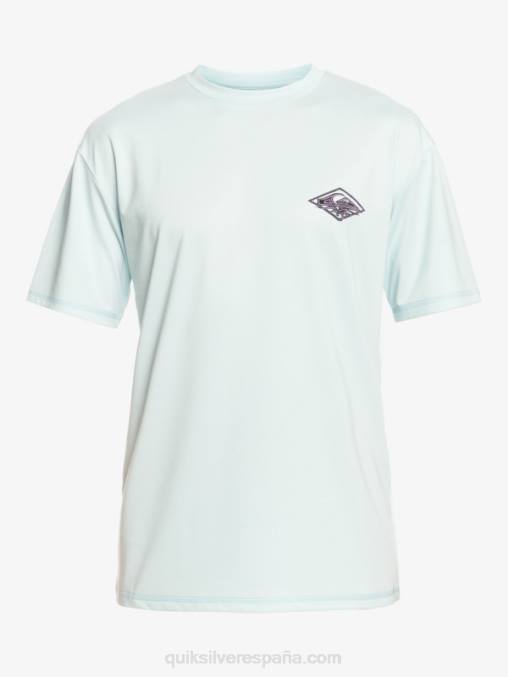 gris azulado playera de surf de manga corta upf 50 mix D6T4D1809 hombres Quiksilver