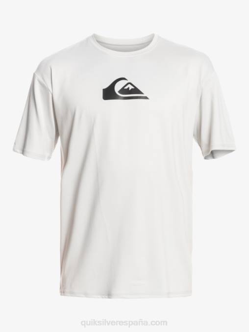 gris violeta playera de surf de manga corta UPF 50 Solid Streak D6T4D884 hombres Quiksilver