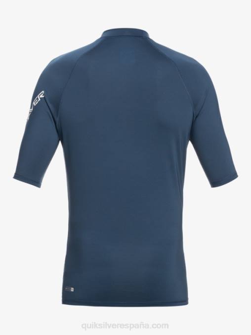 insignias azules todos los tiempos manga corta upf 50 rashguard D6T4D815 hombres Quiksilver