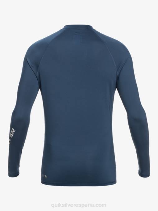 insignias azules todos los tiempos manga larga upf 50 rashguard D6T4D853 hombres Quiksilver