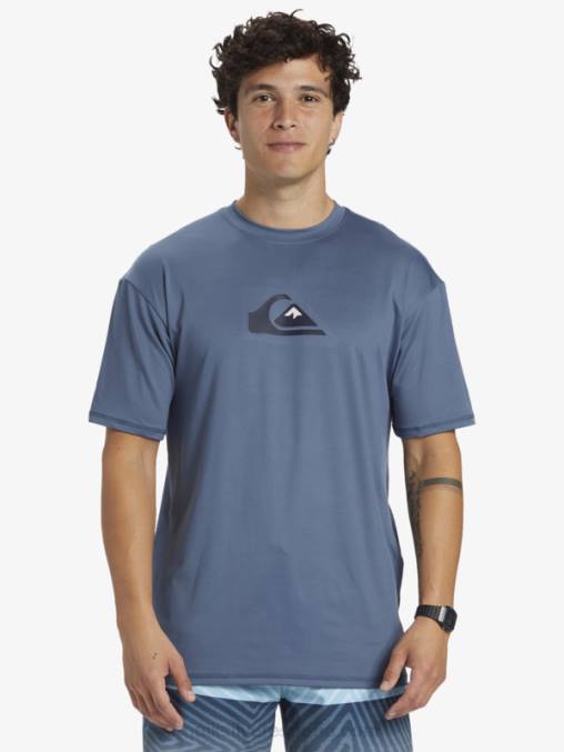mar de bering playera de surf de manga corta UPF 50 Solid Streak D6T4D888 hombres Quiksilver
