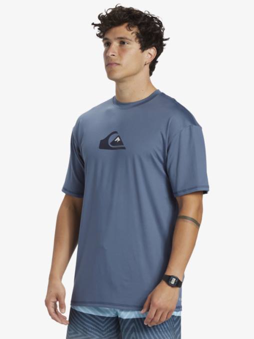 mar de bering playera de surf de manga corta UPF 50 Solid Streak D6T4D888 hombres Quiksilver