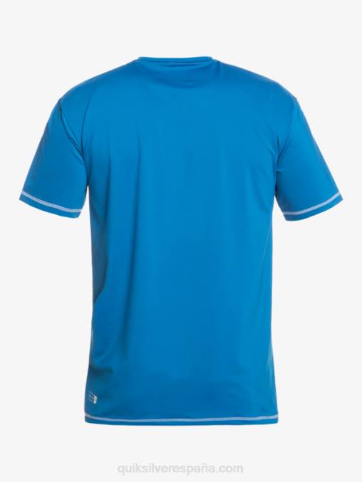 mar turco camiseta saturno surf manga corta upf 50 surf D6T4D588 hombres Quiksilver