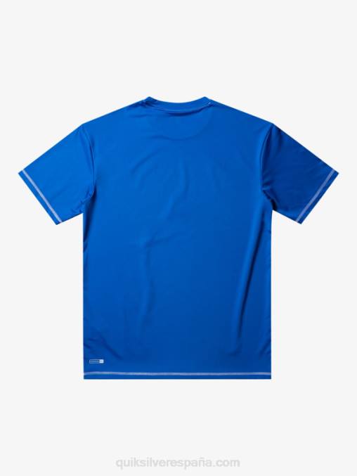 mar turco camiseta saturno surf manga corta upf 50 surf D6T4D588 hombres Quiksilver