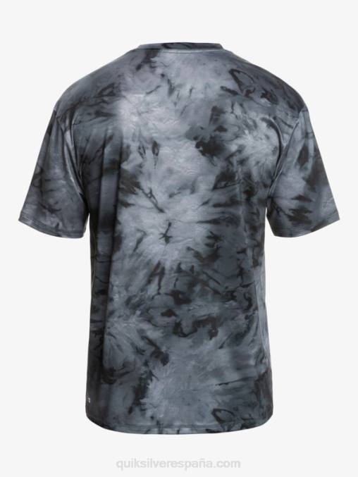 negro camiseta de surf de manga corta digital session upf 50 D6T4D1086 hombres Quiksilver