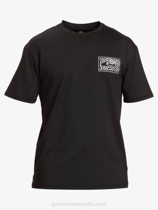 negro camiseta de surf de manga corta mix session upf 50 D6T4D318 hombres Quiksilver