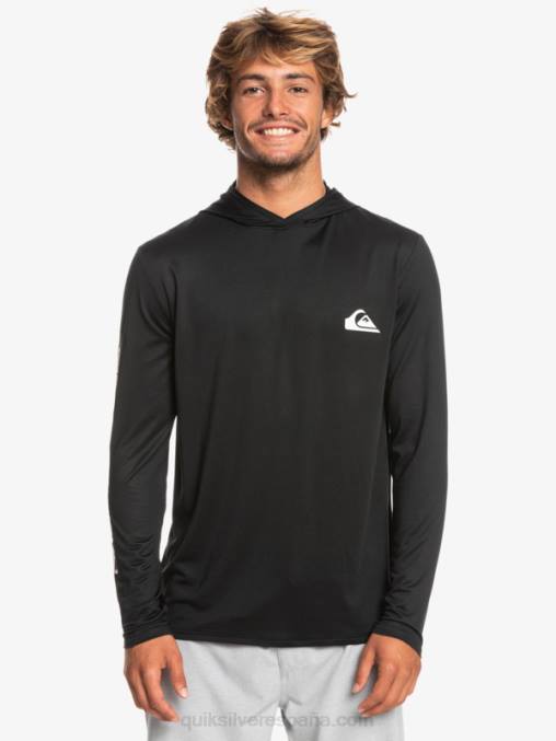 negro camiseta de surf de manga larga omni session upf 50 D6T4D773 hombres Quiksilver