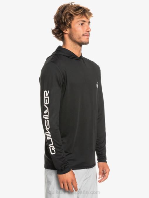 negro camiseta de surf de manga larga omni session upf 50 D6T4D773 hombres Quiksilver