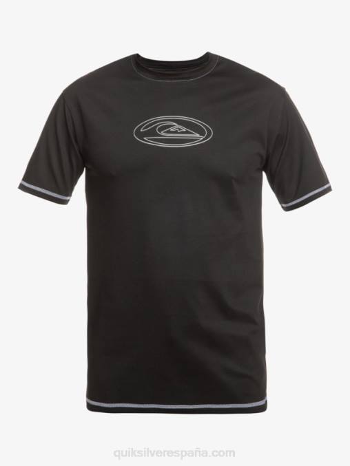 negro camiseta saturno surf manga corta upf 50 surf D6T4D587 hombres Quiksilver