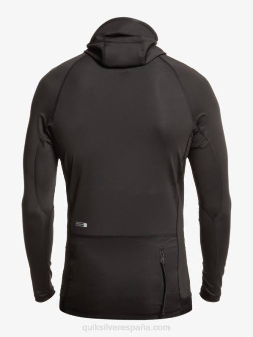 negro lycra de manga larga Storm Tripper D6T4D1836 hombres Quiksilver