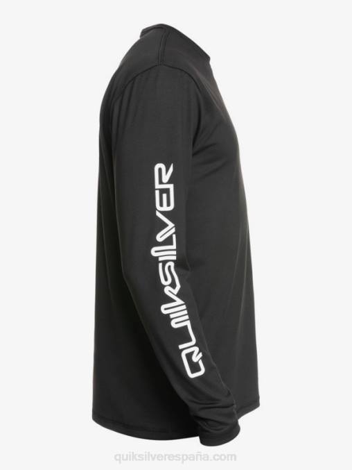 negro omni session camiseta de surf de manga larga upf 50 D6T4D406 hombres Quiksilver