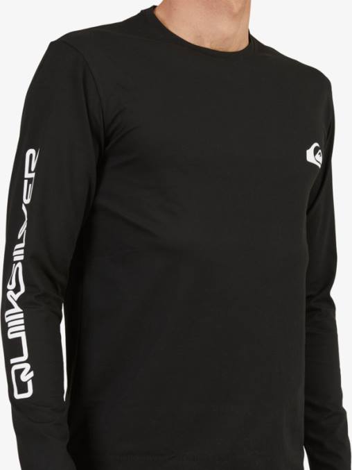 negro omni session camiseta de surf de manga larga upf 50 D6T4D406 hombres Quiksilver