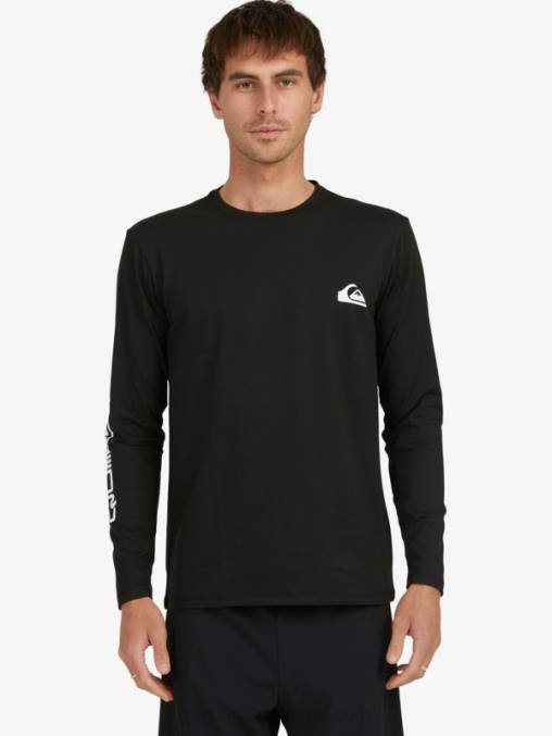 negro omni session camiseta de surf de manga larga upf 50 D6T4D406 hombres Quiksilver