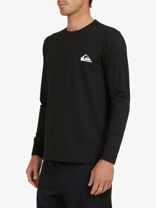 negro omni session camiseta de surf de manga larga upf 50 D6T4D406 hombres Quiksilver