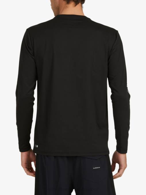 negro omni session camiseta de surf de manga larga upf 50 D6T4D406 hombres Quiksilver