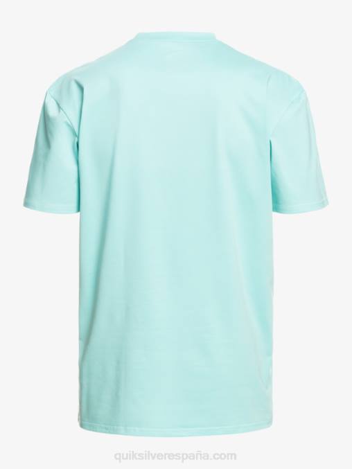 ángel azul brezo camiseta de surf heritage heather de manga corta upf 50 D6T4D1128 hombres Quiksilver