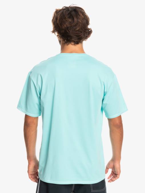 ángel azul brezo camiseta de surf heritage heather de manga corta upf 50 D6T4D1128 hombres Quiksilver