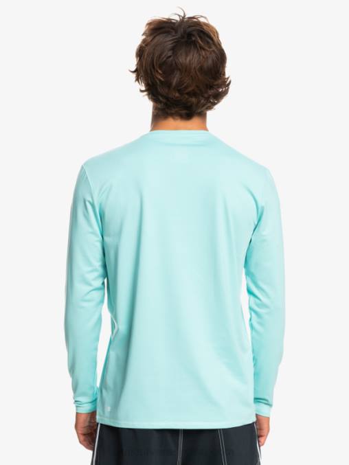 ángel azul brezo camiseta de surf heritage heather de manga larga upf 50 D6T4D1468 hombres Quiksilver