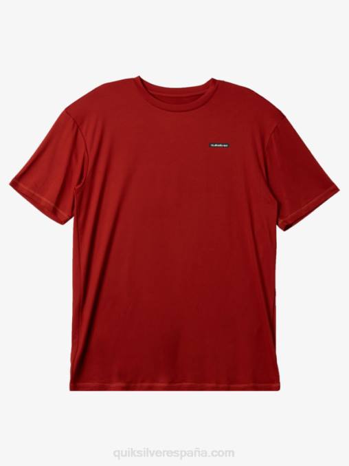 ocre rojo playera de surf de manga corta omni session upf 50 D6T4D539 hombres Quiksilver
