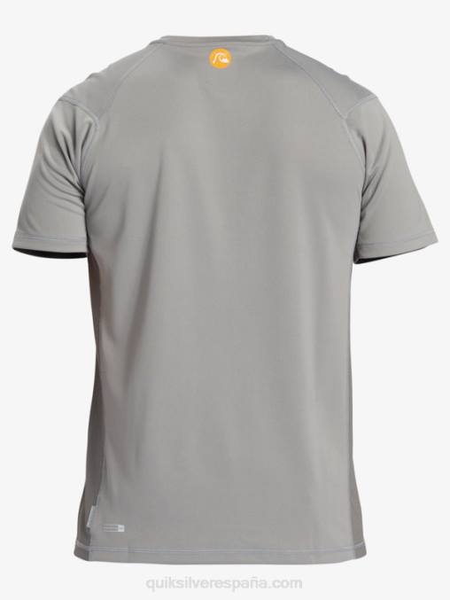 piel de tiburon camiseta de surf de manga corta waterman bamboo check 2 upf 50 D6T4D274 hombres Quiksilver