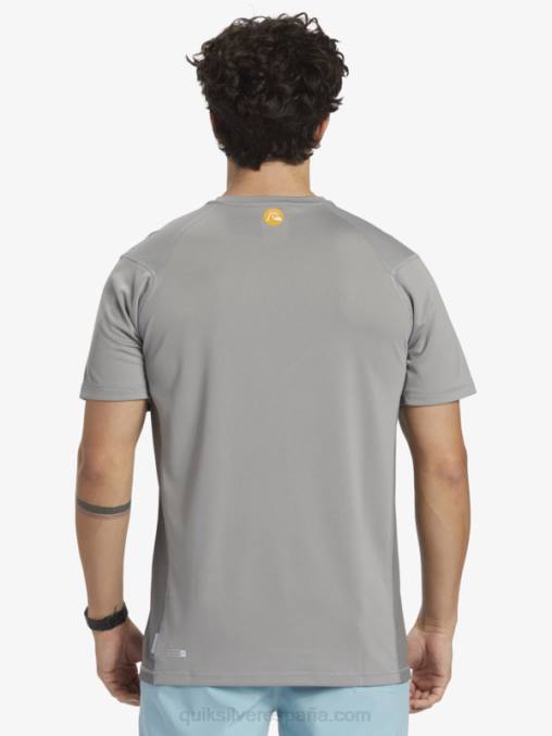 piel de tiburon camiseta de surf de manga corta waterman bamboo check 2 upf 50 D6T4D274 hombres Quiksilver