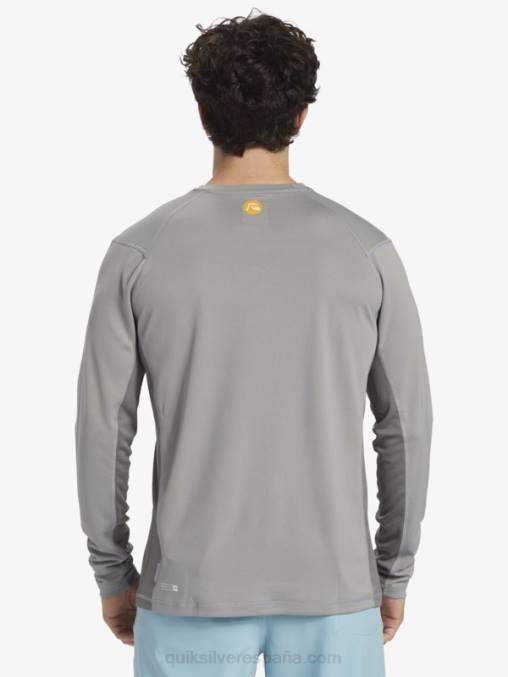 piel de tiburon camiseta de surf de manga larga waterman bamboo check 2 upf 50 D6T4D258 hombres Quiksilver